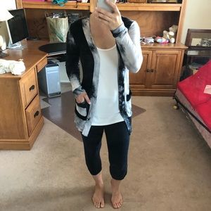 Tie dye cardigan